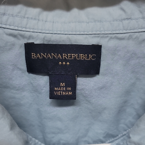 Banana Republic Blue Polo Classic Short Sleeve 💙 - Picture 3 of 7